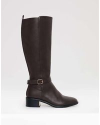 Threadbare - Faux Leather Riding Boots - Lyst