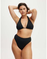 Cotton On - High Apex Slider Triangle Bikini Top - Lyst