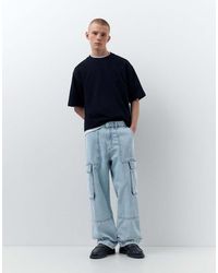 Pull&Bear - Baggy Cargojeans - Lyst