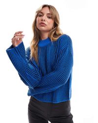 Brave Soul - Crew Neck Cropped Jumper - Lyst