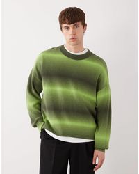 Weekday - Pull rayé en coton teint par section - Lyst