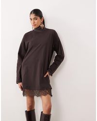 ASOS - – langärmliges t-shirt-kleid - Lyst