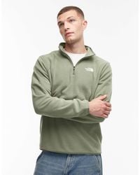 The North Face - Glacier 1/4 Zip Logo Fleece - Lyst