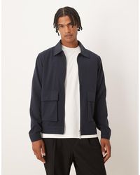 Brave Soul - Patch Pocket Harrington Jacket - Lyst