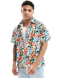 Parlez - – kurzärmliges hemd mit mehrfarbigem print - Lyst