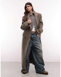 Weekday - Logan Wool Blend Oversized Coat - Lyst
