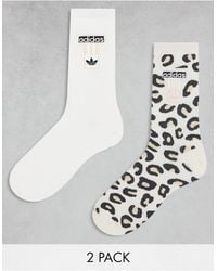 adidas Originals - – leopard luxe – 2er-pack socken - Lyst
