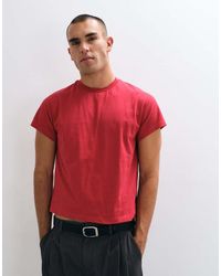 Reclaimed Vintage - Slim Crop Boxy Oversized T-Shirt - Lyst