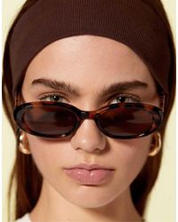 Bershka - Tortoiseshell Sunglasses - Lyst