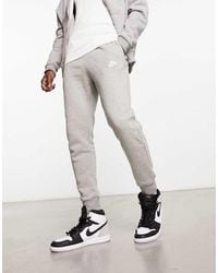 Nike - Joggers En Con Bajos Ajustados Club De - Lyst