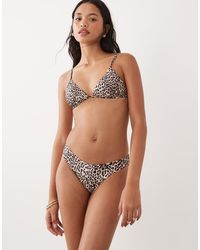 GOOD AMERICAN - Satin Good 90s Perfect Fit Bikini Bottoms - Lyst