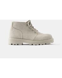Pull&Bear - Schnürstiefel aus leder - Lyst