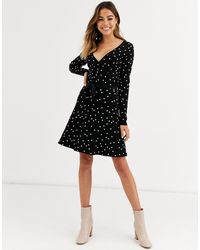 oasis leopard wrap dress