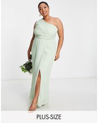 yaura wrap midi dress with drape in pink
