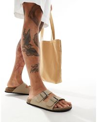 ASOS - – sandalen aus wildlederimitat - Lyst