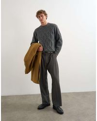 TOPMAN - Relaxed-Fit Kabeltrui - Lyst