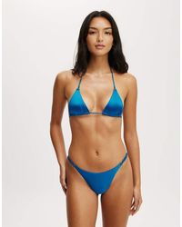 Cotton On - Micro String Triangle Bikini Top - Lyst