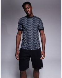 EA7 - Armani Trackie Shorts With Logo Tape Detail - Lyst