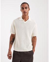 Jack & Jones - Split Neck Knitted Polo - Lyst