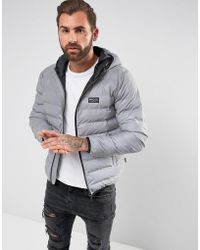 nicce longline puffer jacket