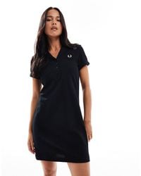 Fred Perry - – kleid aus pikee - Lyst
