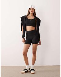 adidas Originals - Adidas Sportswear Three Stripes Studios Booty Shorts - Lyst