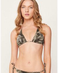 Tezenis - Golden Tropics Bikini Top - Lyst