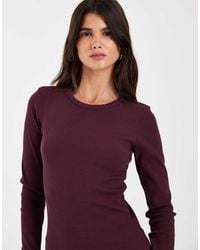 JJXX - Long Sleeve Ribbed Top - Lyst