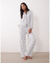 Threadbare - Button Down Super Soft Pyjama Set - Lyst