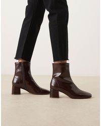 ASOS - Relay Smart Heeled Ankle Boots - Lyst