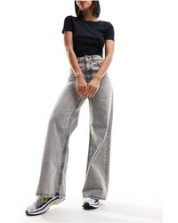Reclaimed (vintage) - Jeans a fondo ampio slavato stile anni '88 - Lyst