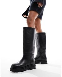 & Other Stories - Premium Leather Chunky Sole Pull On Boots - Lyst