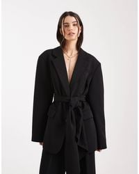 ASOS - Tailored Multi Use Scarf Detail Suit Blazer - Lyst