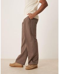 ASOS - Pantalon ample et élégant avec pinces à l'avant - Lyst