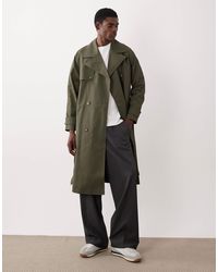 ASOS - Oversized Trench Coat - Lyst