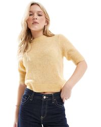 ONLY - – leichter, kurzärmliger strickpullover - Lyst
