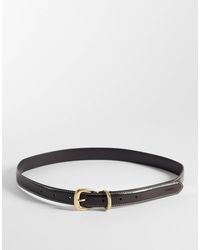 Calvin Klein - Gürtel mit kontrastnähten 25 mm - Lyst