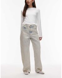 ARMANI EXCHANGE - Jeans Met Wijde Ronde Pijpen - Lyst
