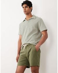 Mango - Cotton Mix Draw String Shorts - Lyst