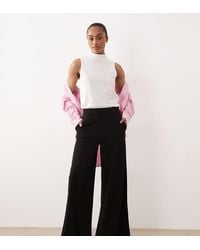 JDY Tall - High Wasted Wide Leg Trouser - Lyst