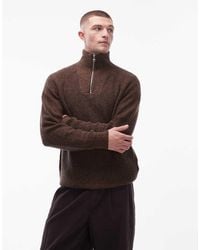 Tommy Hilfiger - Fisherman 1/4 Zip Knitted Jumper - Lyst
