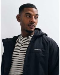 Carhartt - Zip Through Water Repellent Sail Jacket With Fleece Lining - Lyst