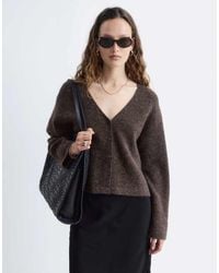 & Other Stories - Alpaca And Wool Cardigan With Button Front - Lyst