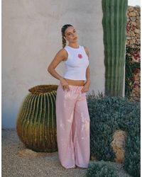 South Beach - X Liv Silverman Sequin Wide Leg Trouser - Lyst