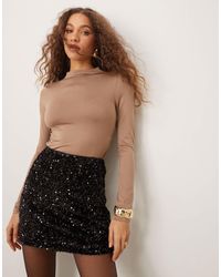 Vila - Long Sleeve Ruched Detail Top - Lyst