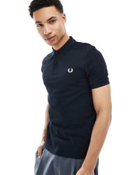 Fred Perry - Effen Poloshirt - Lyst
