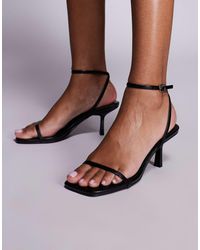 Public Desire - Natalya Barely There Heeled Sandals - Lyst
