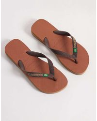 Havaianas - Brazil Logo Flip Flops - Lyst