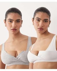 Lindex - Mom 2 Pack Wrap Nursing Bralet - Lyst