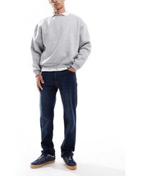 Hollister - Vaqueros Con Lavado Azul De Pernera Recta De - Lyst